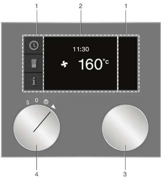 GAGGENAU BOP250130 - Display und Bedienelemente - 1