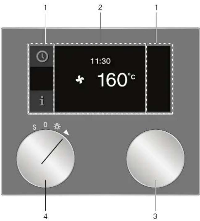 GAGGENAU BOP211110 - Display und Bedienelemente - 1