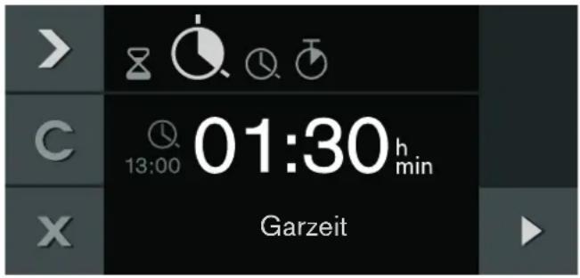 GAGGENAU BOP211130 - Garzeit einstellen - 1