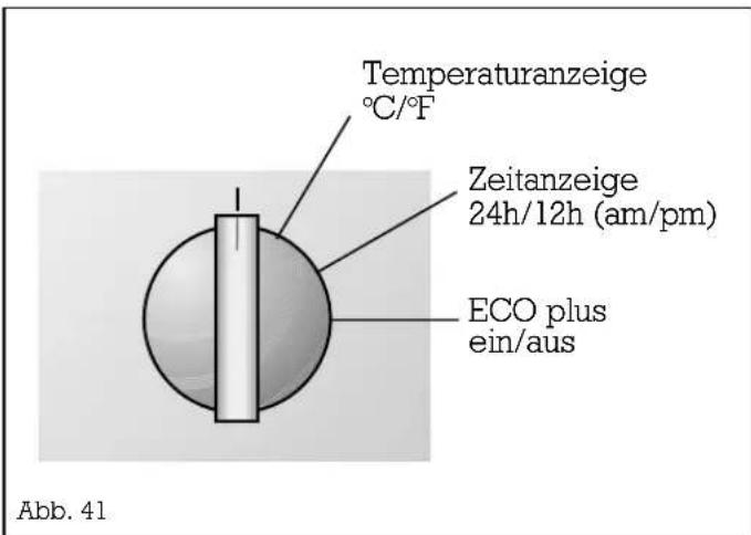 GAGGENAU EB 240 - Optionsmenü - 1