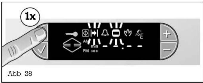 GAGGENAU EB 240 - Auflaufender Timer So gehen Sie vor: - 1