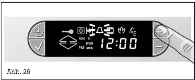 GAGGENAU EB 240 - Tageszeit einstellen So gehen Sie vor: - 1