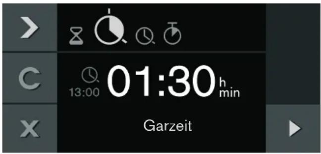GAGGENAU BX480610 - Garzeit einstellen - 1