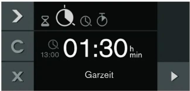 GAGGENAU BSP250 - Garzeit einstellen - 1