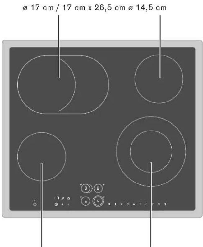GAGGENAU CE 273 112 - Kochzonen CE 261 - 1