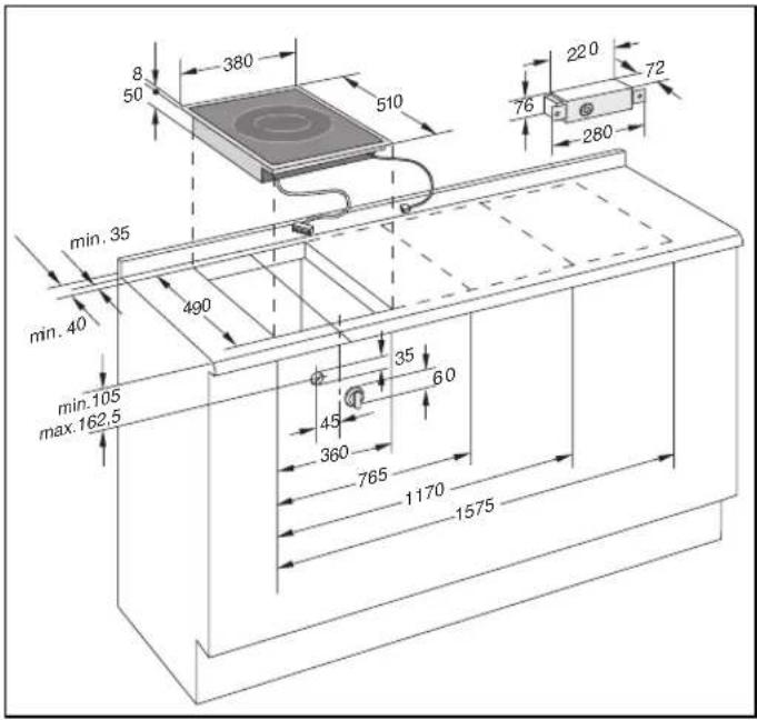 GAGGENAU VI 411-111 - Wichtige Hinweise zum Einbau - 1