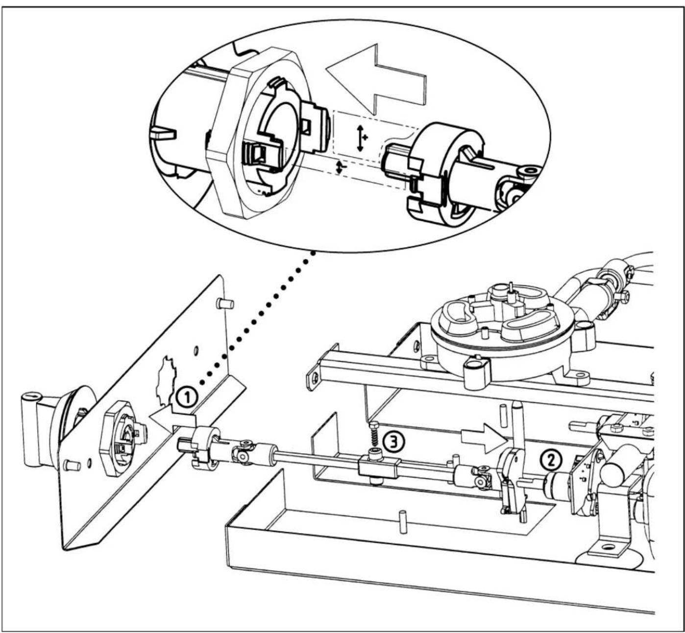 GAGGENAU VG 421-210 - Montage der Achsen - 3