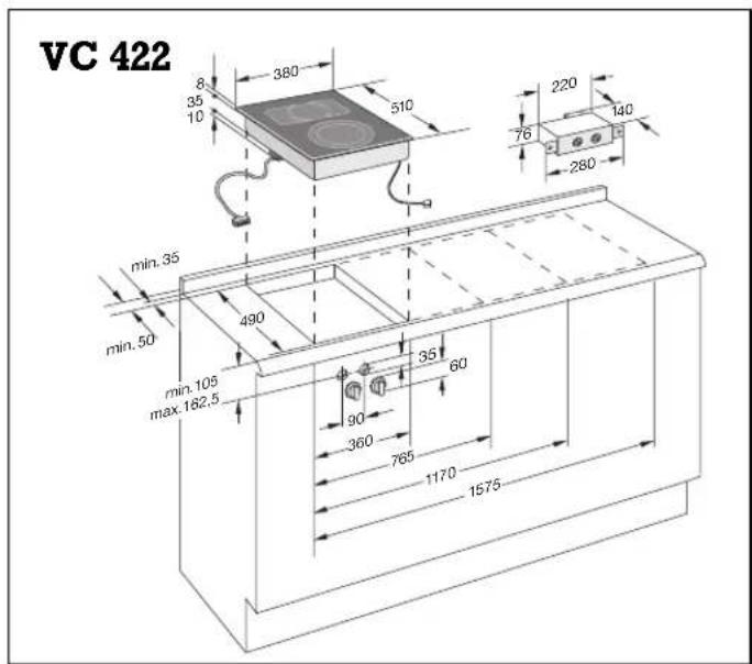 GAGGENAU VC 422-110 - Wichtige Hinweise zum Einbau - 4