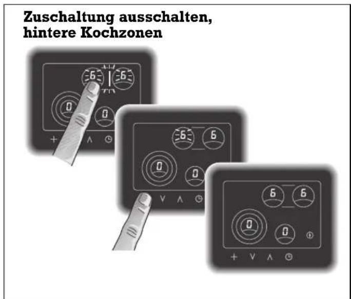 GAGGENAU CK481110 - Zuschaltung der hinteren Kochzonen - 2
