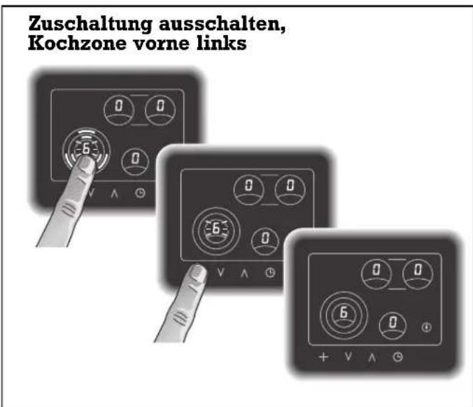 GAGGENAU CK481110 - Zuschaltung Kochzone vorne links - 2
