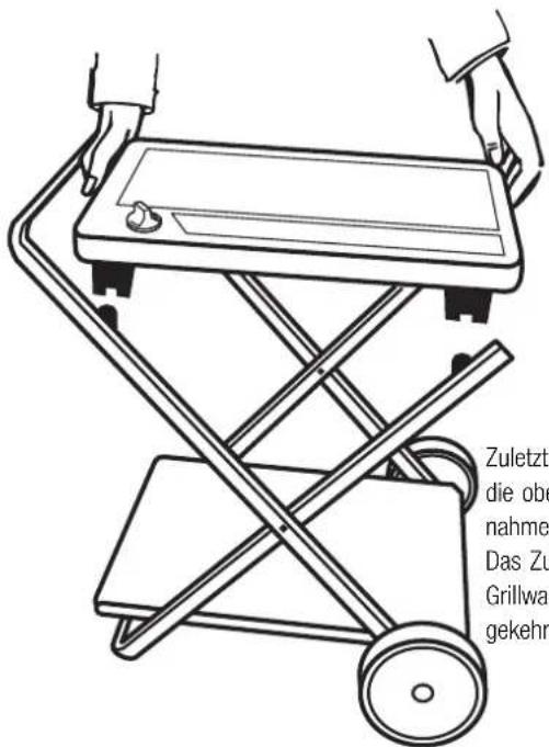 Küppersbusch GW 20 - Grillwagen aufstellen und zusammenlegen - 3