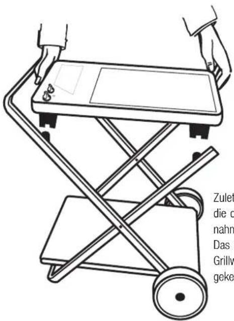 Küppersbusch AZZURRO - Grillwagen aufstellen und zusammenlegen - 3