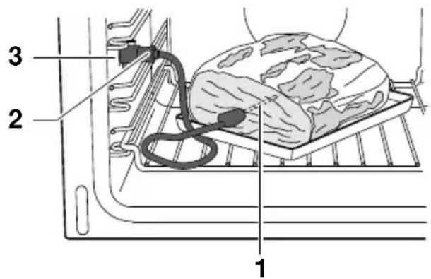 Küppersbusch EKDG 6800.3 - Gargutsensor platzieren - 1