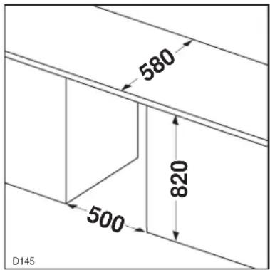 Küppersbusch UKE 145-3 - Unterbau des Gerätes - 1