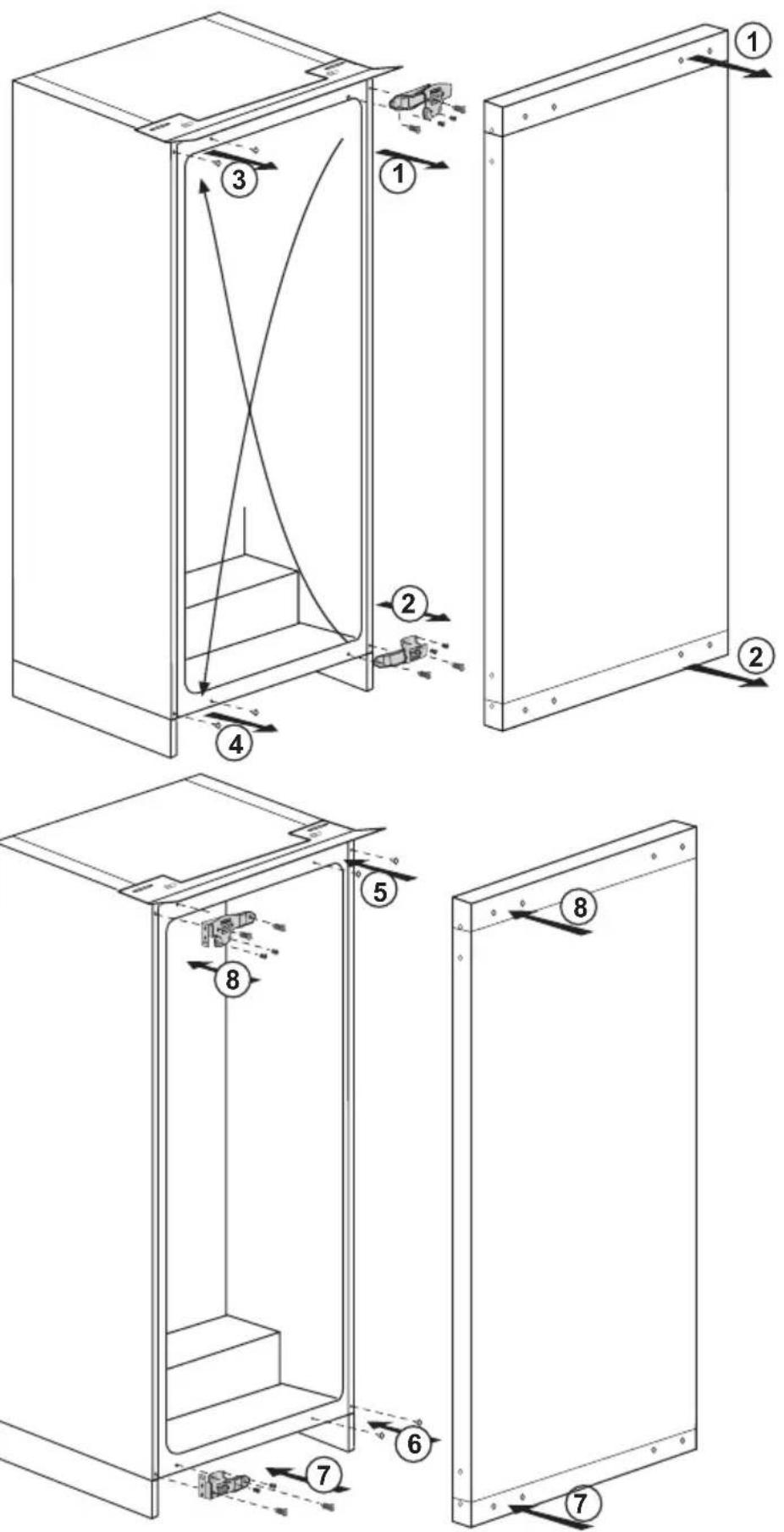 Küppersbusch KSG 1222 - Türanschlag umkehren - 1