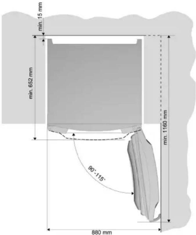 Küppersbusch KE 360 1 2 T - Aufstellung des Geräts - 2