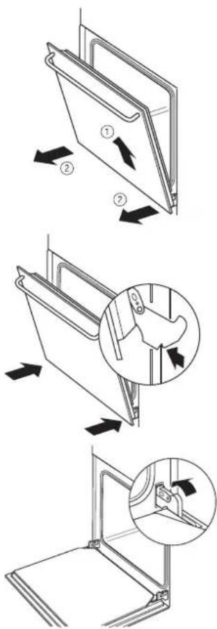 Küppersbusch EEH 6100.1 - Backofentür einsetzen - 1