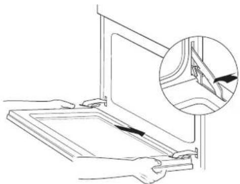 Küppersbusch EEB 960 - Backofentür einsetzen - 1