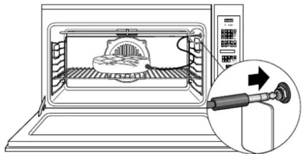 Küppersbusch EEB 9800.5 MX - Bratenthermometer verwenden - 1