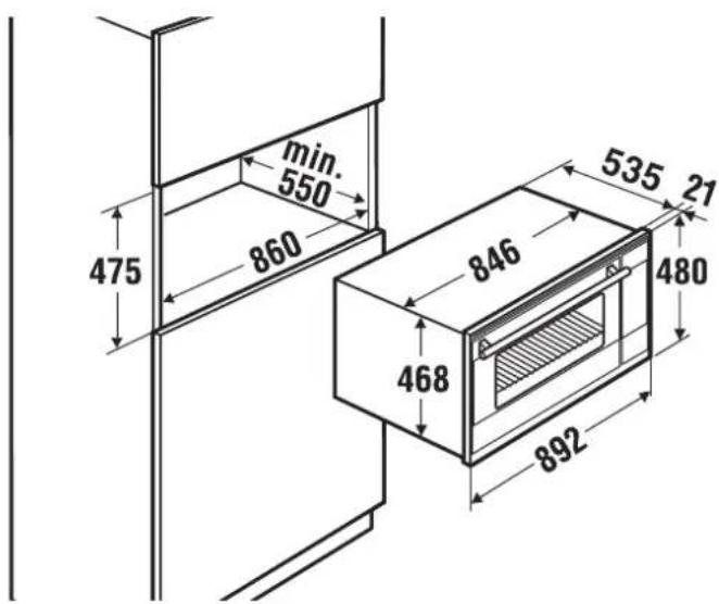 Küppersbusch EEB 9550.0 - Montagehinweise für Fachpersonal - 1