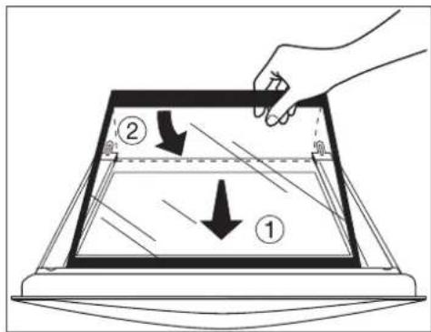 Küppersbusch EEB 655.0 MP - Oberes Türglas einsetzen - 1