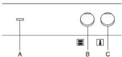 Küppersbusch EEB 6200.1 - Bedienelemente und Anzeigen für den Backofen - 1