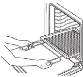 Küppersbusch EEB 10500.0 MX - Grillrost mit Heber zum Einsetzen in die Fettpfanne - 1