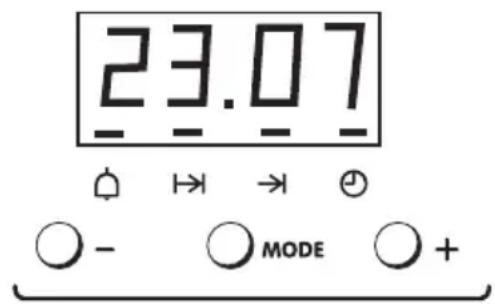 Küppersbusch EB 3000E - Abschalten der Beleuchtung der Uhr - 1