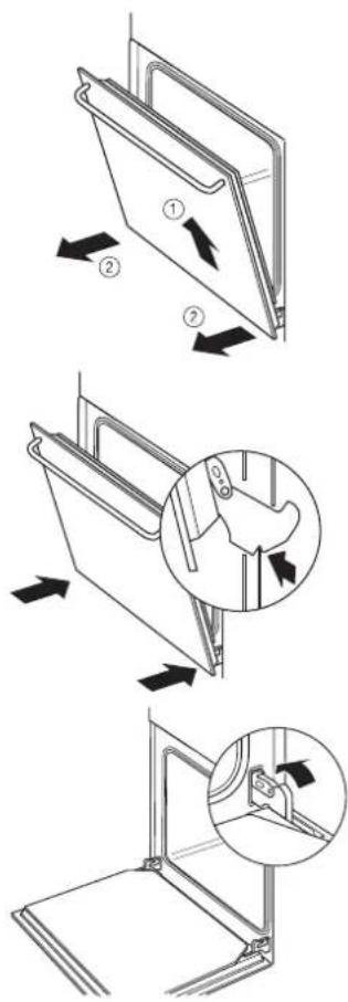 Küppersbusch EEH 6375.0 - Backofentür einsetzen - 1