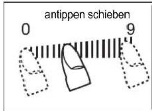 Küppersbusch EKE 6642.0M - Sensorfeld antippen oder den aufgesetzten Finger verschieben - 1