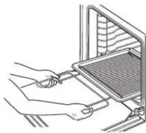 Küppersbusch EEB 6200.8 MX - Grillrost mit Heber zum Einsetzen in die Fettpfanne - 1