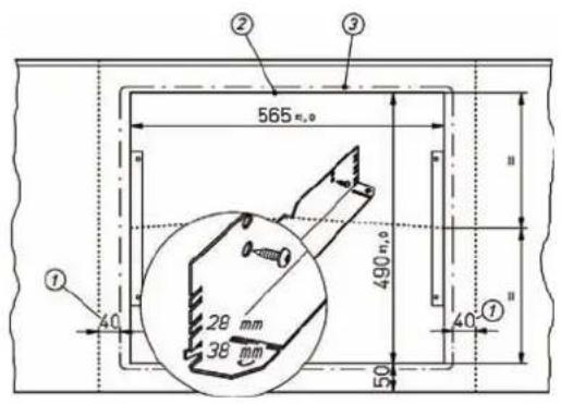 Küppersbusch CKA 580 - Arbeitsplattenausschnitt - 4