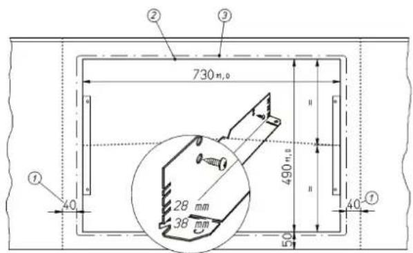 Küppersbusch CKA 580 - Arbeitsplattenausschnitt - 6