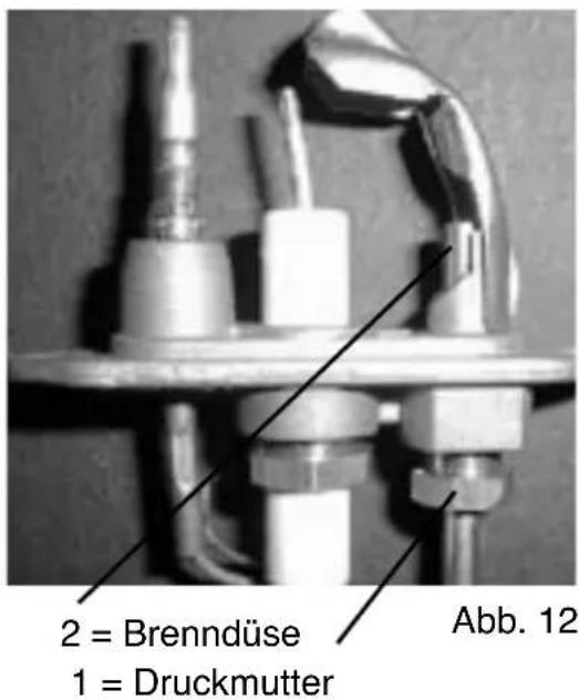 Küppersbusch GB 405.0 W - DÜSENBOHRUNGEN (Hauptbrenner) - 1