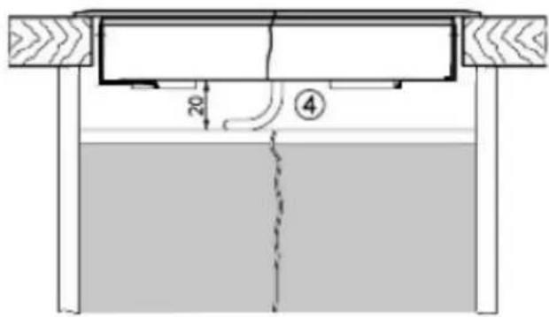 Küppersbusch EKI 8842.1F - Dichtung Einbau: - 3