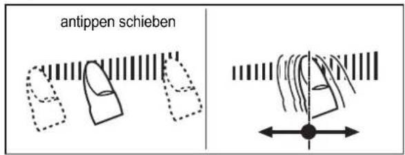 Küppersbusch EKI 8741 - Sensorfeld antippen oder den aufgesetzten Finger verschieben - 1