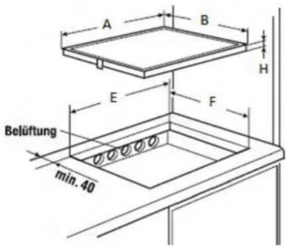 Küppersbusch EKI6842.1F - Dichtung Einbau: - 2