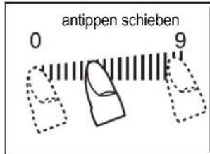 Küppersbusch EKI 8240.0 - Sensorfeld antippen oder den aufgesetzten Finger verschieben - 1
