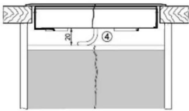 Küppersbusch EKI 3920.1 - Dichtung Einbau: - 3