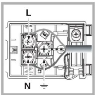 Ariston Thermo F48 1012 C.1 IX - Anschluss des Netzkabels - 2