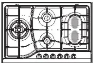 Ariston Thermo PH 750 RT GH - Praktische Ratschläge für den Gebrauch der hinteren "Semi-Fischbrenner" - 1