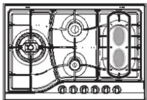 Ariston Thermo PH 720 RT - Praktische Ratschläge für den Gebrauch der hinteren "Semi-Fischbrenner" - 2
