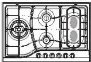 Ariston Thermo PH 730 RT - Praktische Ratschläge für den Gebrauch der hinteren "Semi-Fischbrenner" - 2