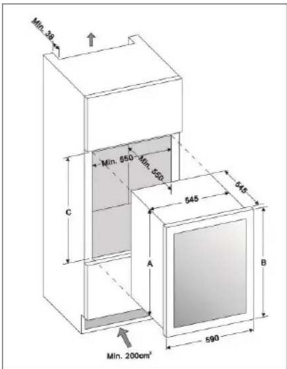 Dunavox DAB-89.215DB - FULLY INTERGRATED BUILT-IN-COLUMN INSTRUCTIONS - 1