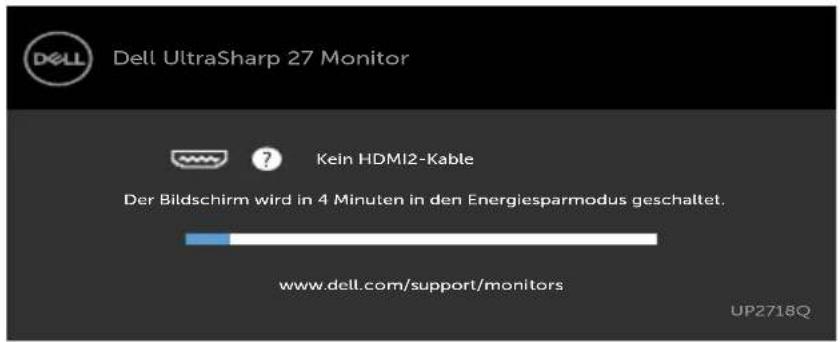 DELL UltraSharp UP2718Q - OSD-Warnmeldungen - 11