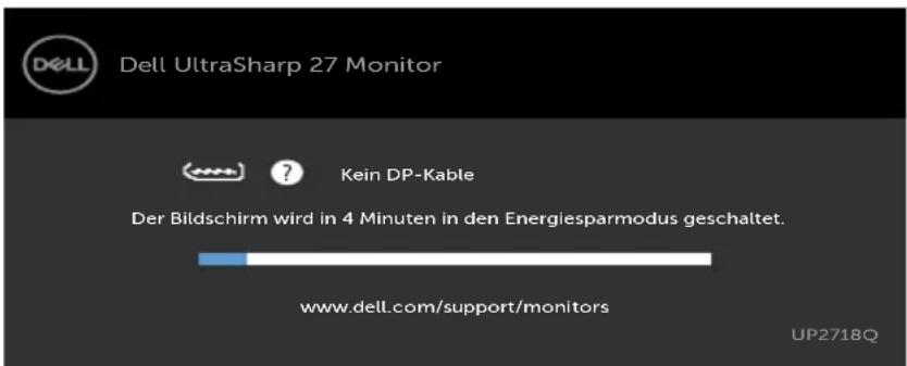 DELL UltraSharp UP2718Q - OSD-Warnmeldungen - 8