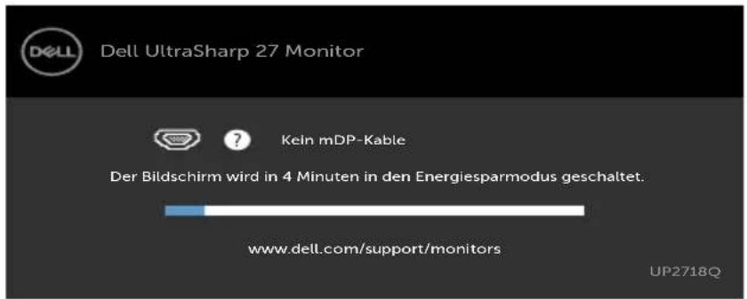 DELL UltraSharp UP2718Q - OSD-Warnmeldungen - 9