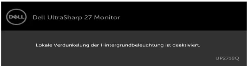 DELL UltraSharp UP2718Q - OSD-Warnmeldungen - 7
