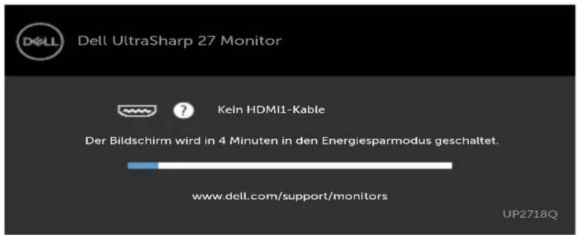 DELL UltraSharp UP2718Q - OSD-Warnmeldungen - 10