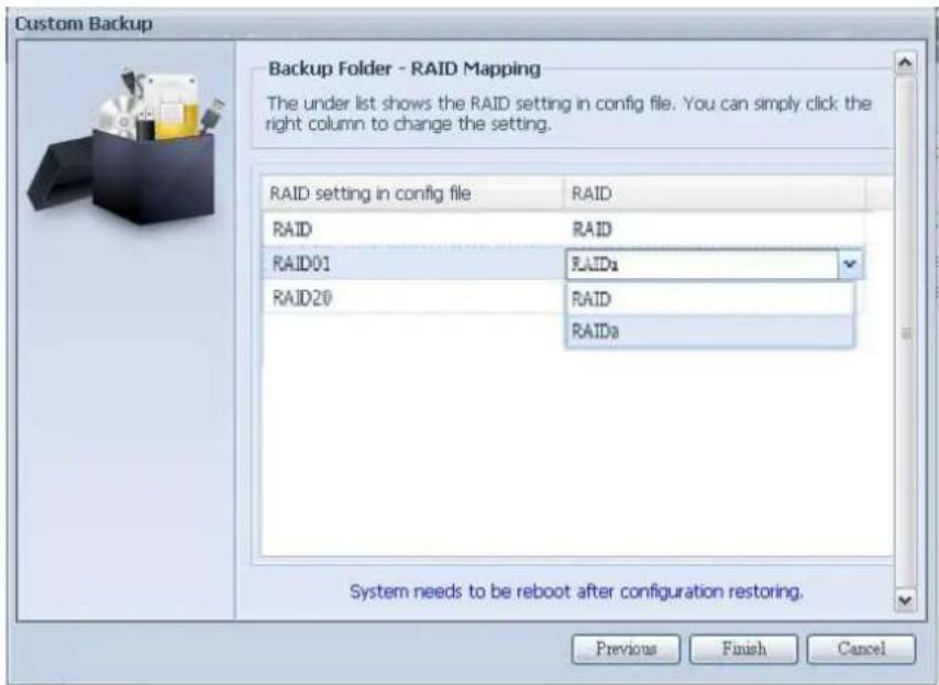 Thecus N8880U - Restore NAS Configuration - 7